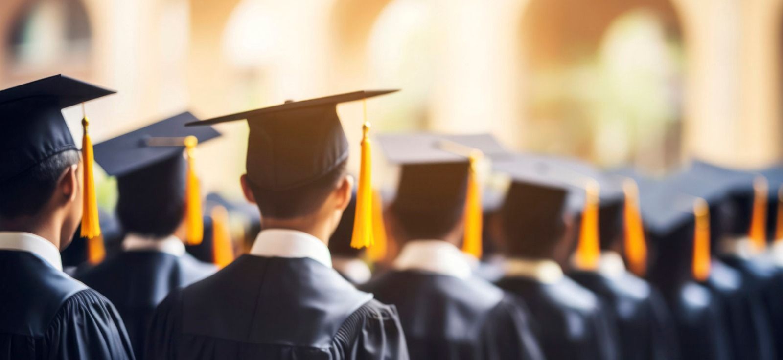 Students on their convocation day